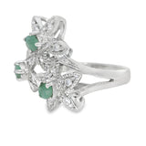Anillo Ileana #7 / Esmeralda