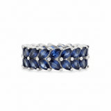 Anillo Crisantemo de Zafiro