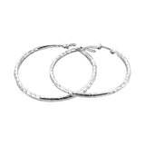 Arracadas De Plata 3.8 CM