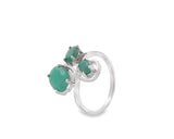 Anillo De Piedra Natural Esmeralda Esmeralda / 6