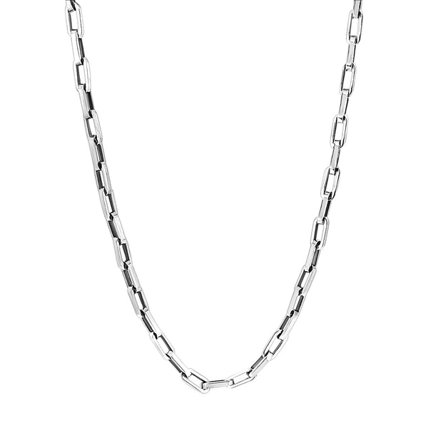 Collar de Plata de Clip 45 cm