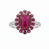 Anillo Ovalado Rubi