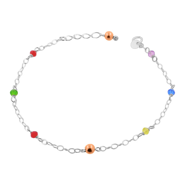 Pulsera con Esferas de Colores