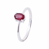 Anillo Solitario Piedra Natural