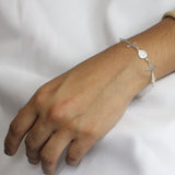 Pulsera Cruz y San Benito de Plata