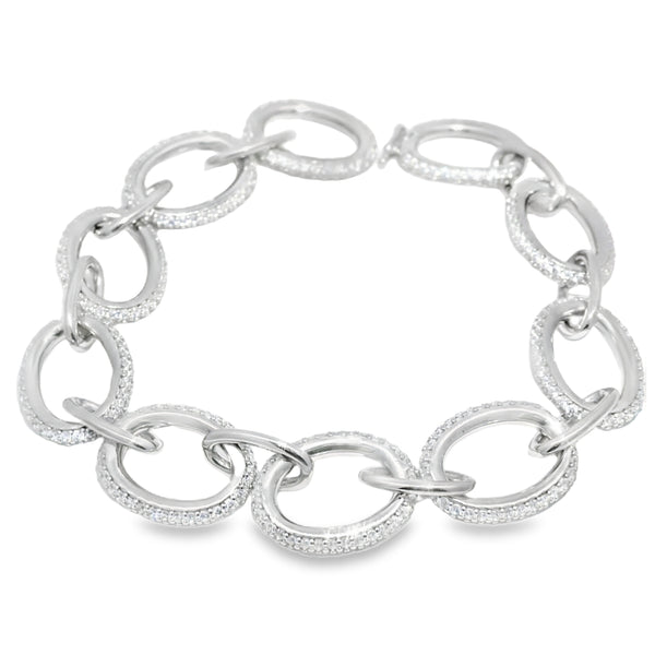 Pulsera Eslabón de Circonia