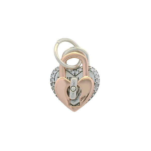 Charm de Candado de Corazon