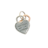 Charm de Candado de Corazon