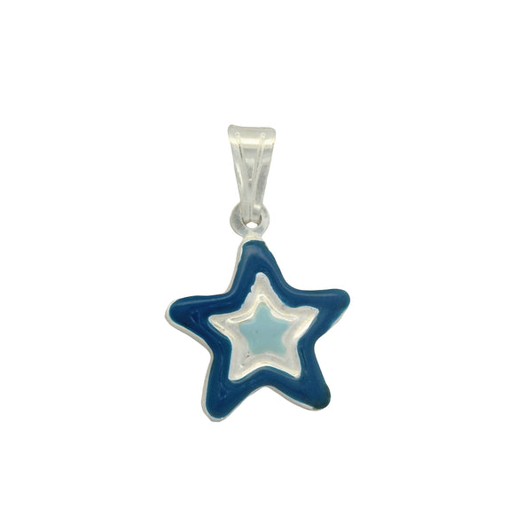 Dije para Pulsera y Collar de Estrella Azul