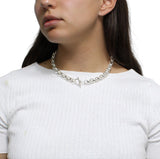 Collar Argolla Redonda de Plata Lisa