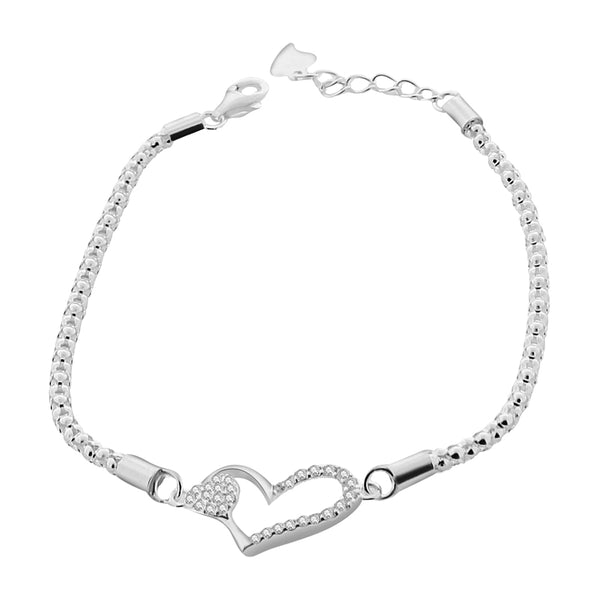 Pulsera Corazones Con Circonia