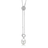 Collar Lariat de Perla