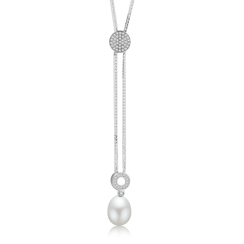 Collar Lariat de Perla