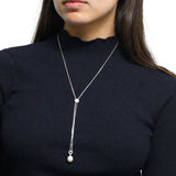 Collar Lariat de Perla