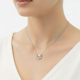 Collar de Circonia con Perla