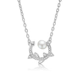 Collar de Circonia con Perla