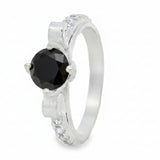Anillo Solitario Con Circonia