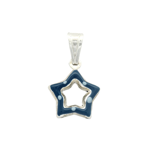 Dije para Pulsera y Collar de Estrella Azul