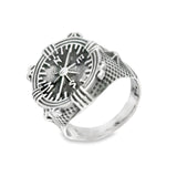 Anillo Brújula de Plata 9