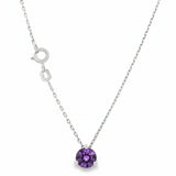 Collar Hortensia de Amatista