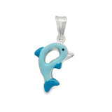 Dije para Pulsera y Collar de Delfin Azul