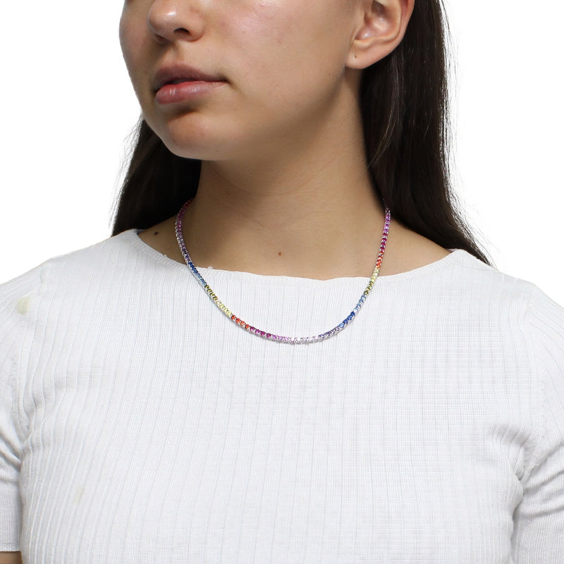 Collar de Tenis Multicolor