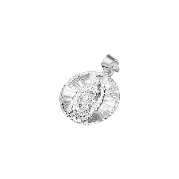 Medalla de la Virgen de Guadalupe Diamantada