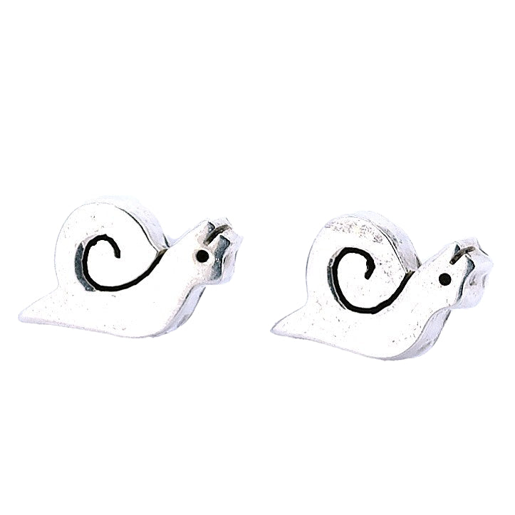 Aretes De Caracol De Plata