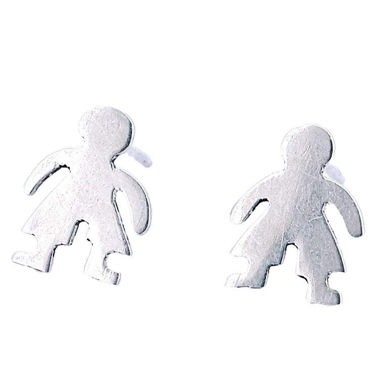 Aretes De Niños De Plata