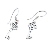 Aretes De Plata Llave