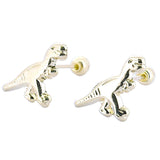 Aretes Oro Dinosaurios