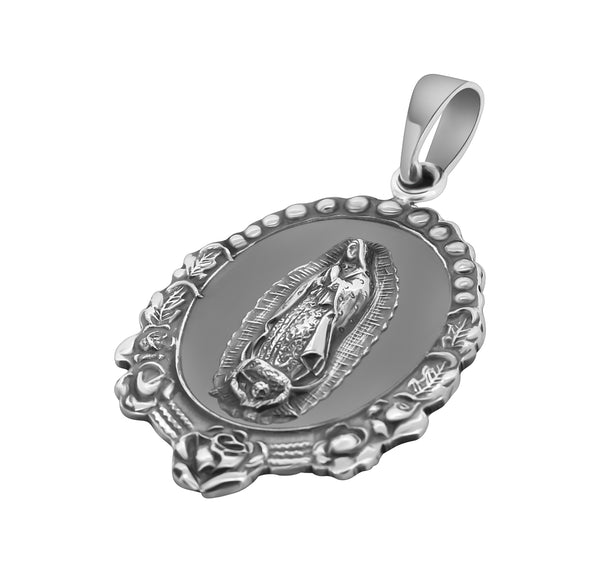 Medalla De La Virgen De Guadalupe 2.7CM x4.6CM