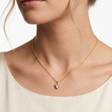 Collar Thalía de Diamante Lab Corte Corazón 1ct, Oro 14K