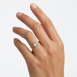 Anillo Giulia Solitario de Diamante Lab Corte Radiante 2.22ct, Oro 14K
