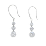 Aretes Nadia de Diamantes Lab 0.99ct, Oro 10K