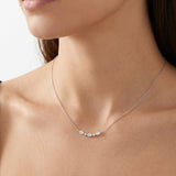 Collar Perpetua de Diamantes Lab 0.43ct, Oro 10K