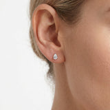 Aretes Dalia Stud de Diamantes Corte Pera 2.26ct, Oro 14K
