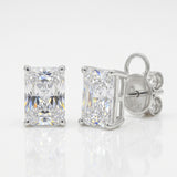 Aretes Ivanna Stud de Diamantes Corte Radiante 2.01ct, Oro 14K