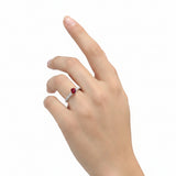 Anillo Solitario Con Circonia