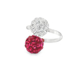 Anillo de Dos Bolas de Fuego