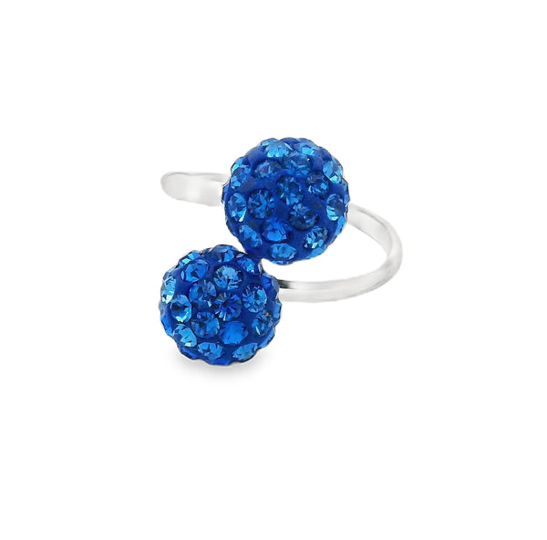 Anillo de Dos Bolas de Fuego