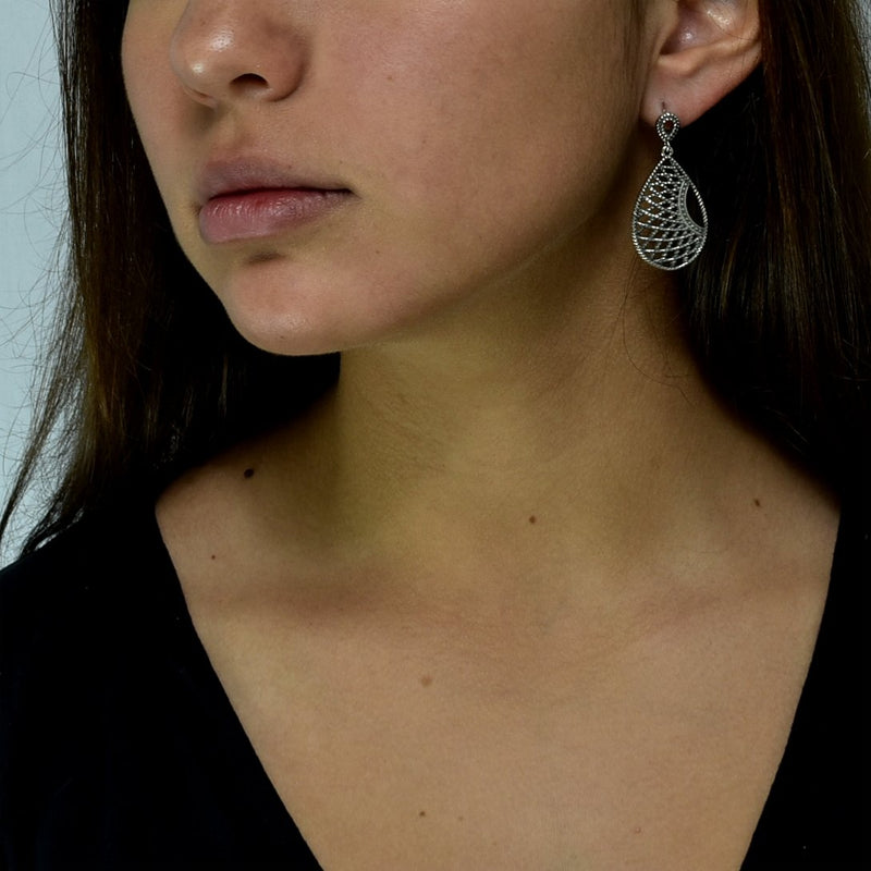 Arete Filigrana Gota-Aretes-Plarte